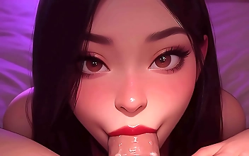 Sensual Japanese Doll Finds Bliss in Intimate Indoor
