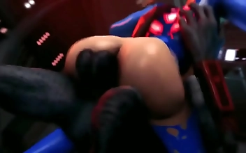 Luscious Curvy Beauty Enjoys Rough Anal Action in