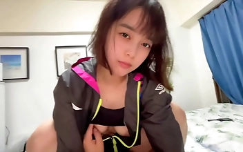 偷拍 Passionate AzusaMiyanaga in School Uniform Sizzling Suck Session