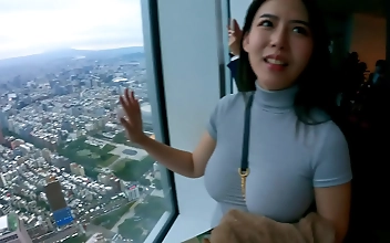 Sensuous Leggy Japanese Beauty Enjoying Passionate Cunt Licking