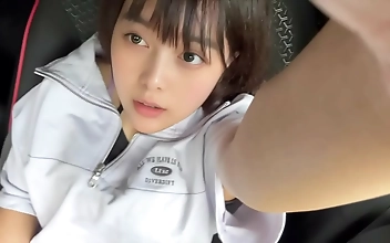 Sizzling Japanese Beauty Takes Charge in Explosive Blowjob