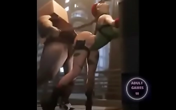 让 Seductive Wife Dressed As Naughty Maid Leads Him