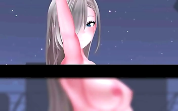 丰满 Seductive Bimbo's Steamy Bathroom Encounter-Wet Kisses & More